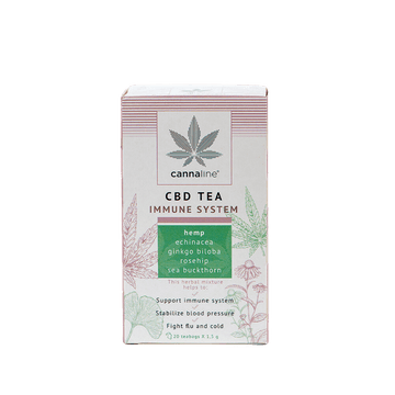 Cannaline Immune Tee in Verpackung