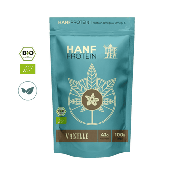 Hemp Crew Bio-Hanfprotein Vanille