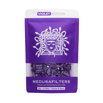 250 Medusafilters Aktivkolefilter violett