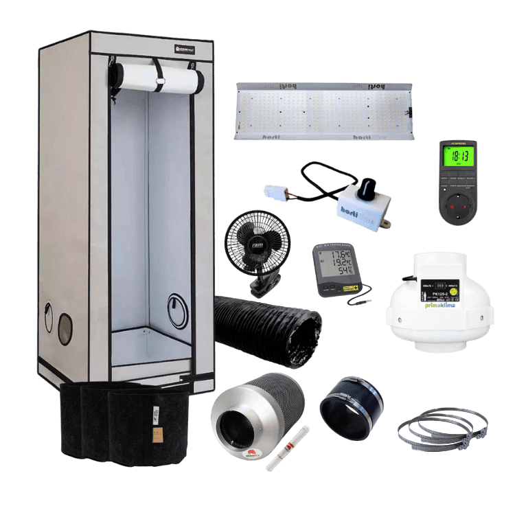 Homebox Q60+, hortiOne 420 LED, Primaklima Lüfter