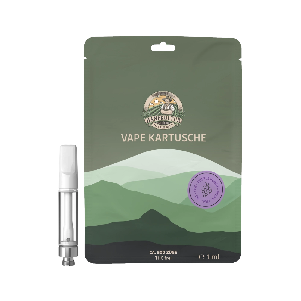 Hanfkultur CBD-Vape Kartusche Relax 1ml Hanfkultur CBD-Vape Kartusche Relax 1ml