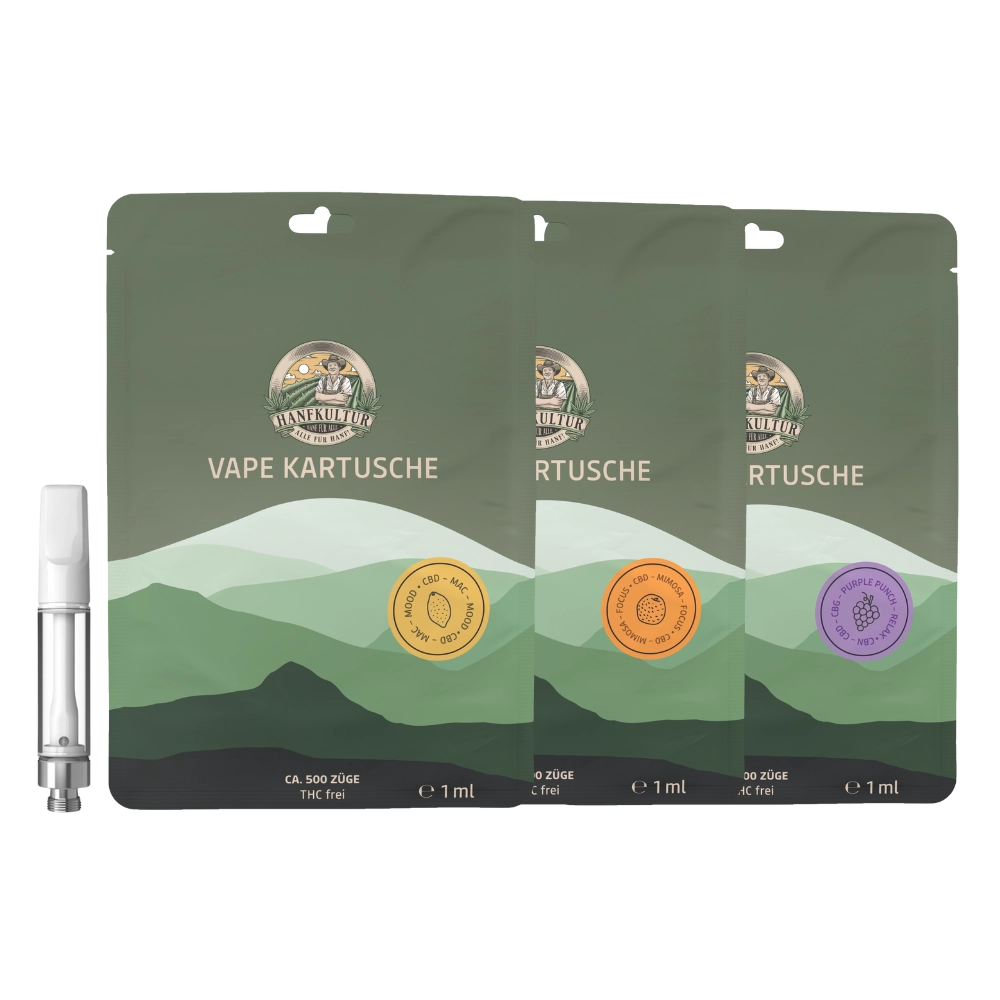 Hanfkultur CBD-Vape Kartusche 1ml