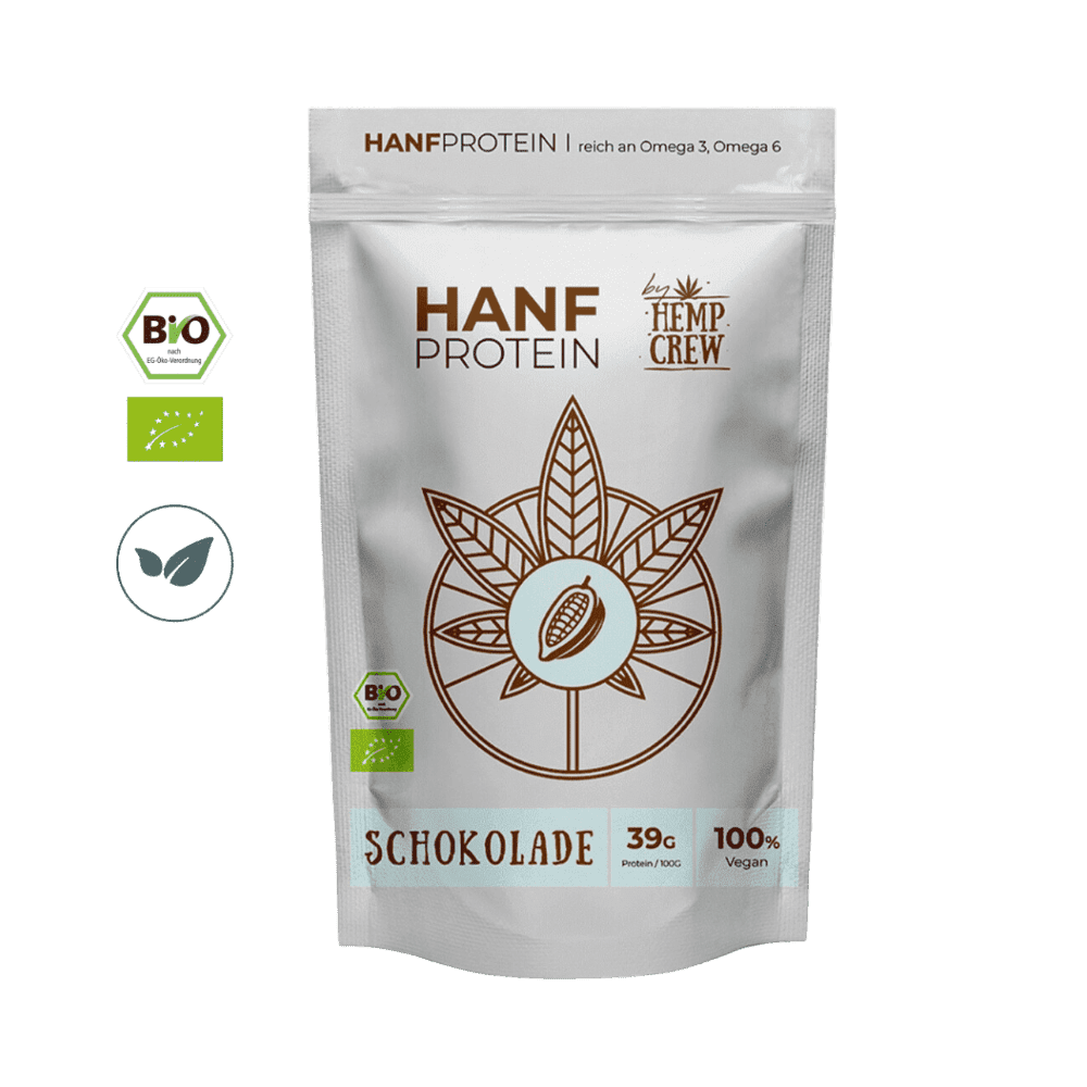 Hemp Crew Bio-Hanfprotein Schokolade