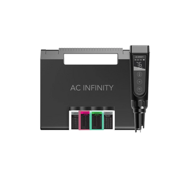 AC Infinity Hydroponik-Meter PRO Kit mit Etui, digitalem Handmessgerät und drei Kalibrierlösungen für pH, EC, TDS￼