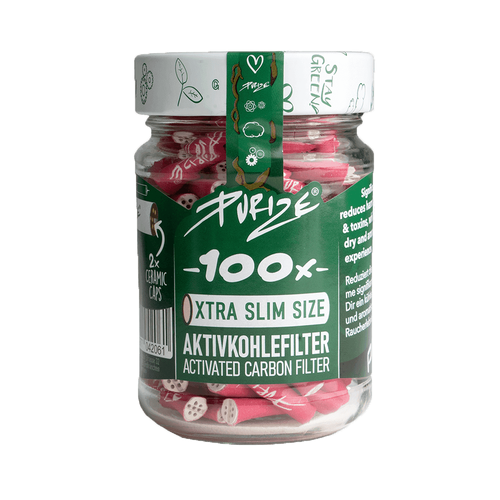 100 Prurize Filter pink in Glas