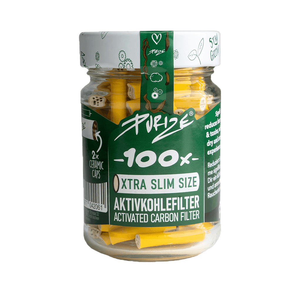 100 Prurize Filter gelb in Glas
